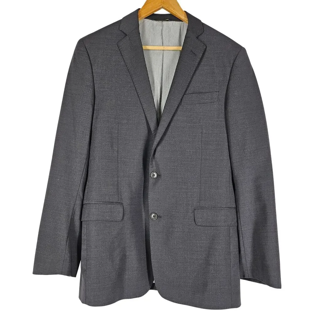 BROOKS BROTHERS EXPLORE REGENT FIT MEN'S GRAY SUIT COAT SIZE 40 LG